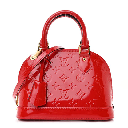 Louis Vuitton Vernis Alma BB Cherry 1 of 11