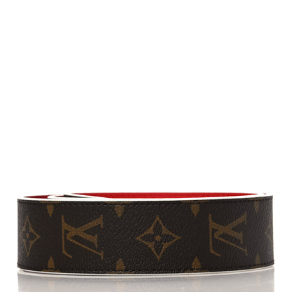 Louis Vuitton Monogram Bandouliere Shoulder Strap Red 3 of 7