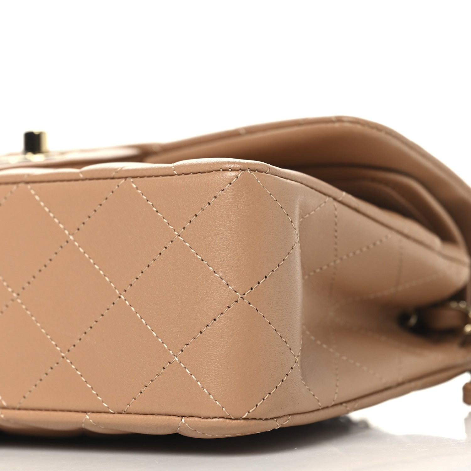 Chanel Lambskin Quilted Small Double Flap Brown 10 of 11