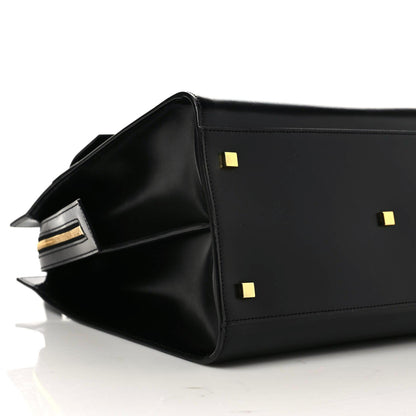 Saint Laurent Shiny Calfskin Large Uptown Tote Black 5 of 8