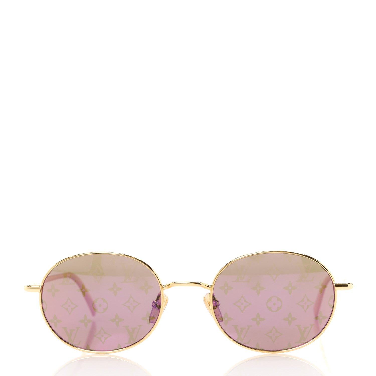 Louis Vuitton LV Bright Round Sunglasses Z2429U Pink 2 of 9