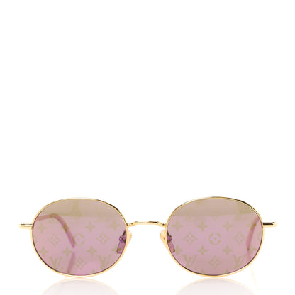 Louis Vuitton LV Bright Round Sunglasses Z2429U Pink 2 of 9