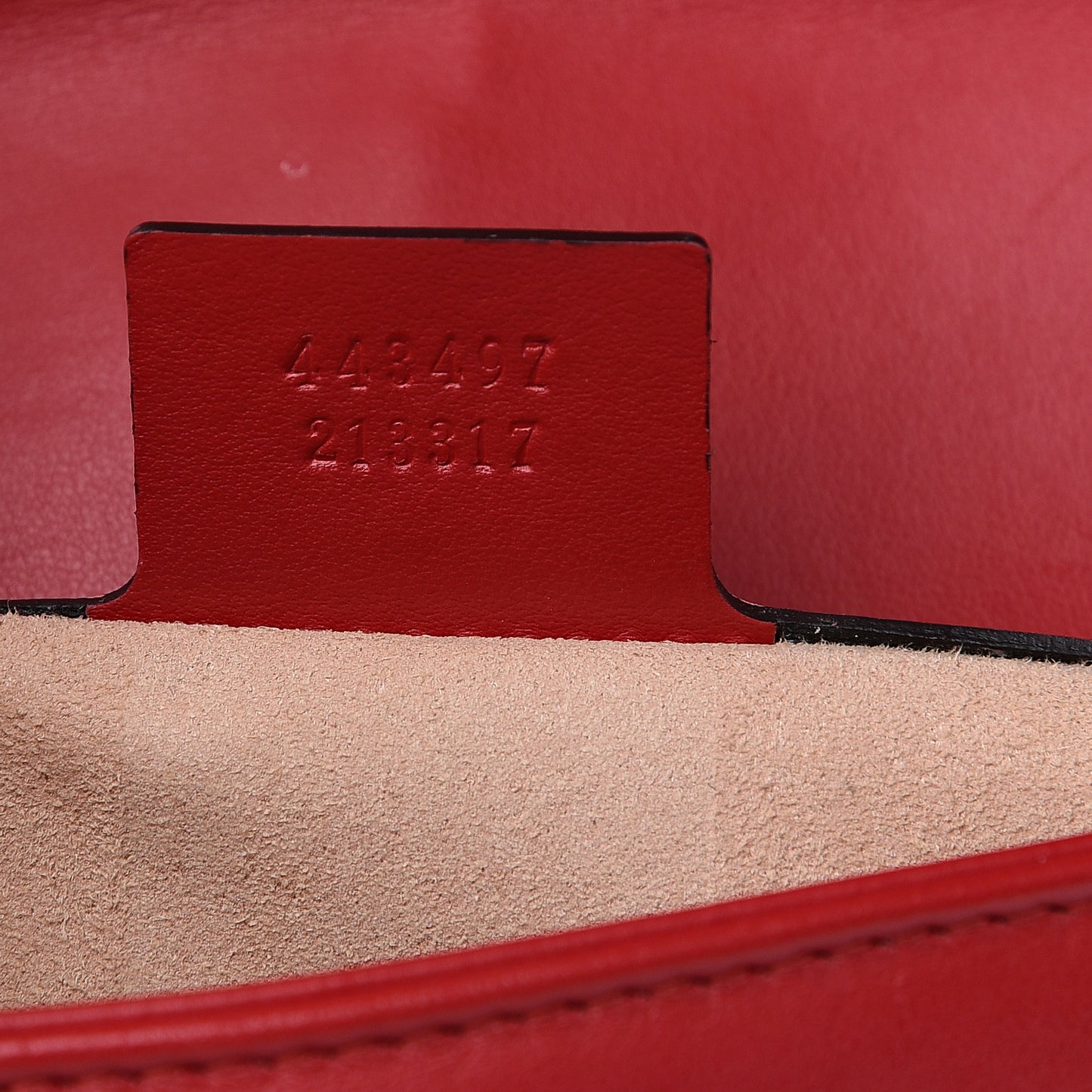 Calfskin Matelasse Small GG Marmont Shoulder Bag Hibiscus Red