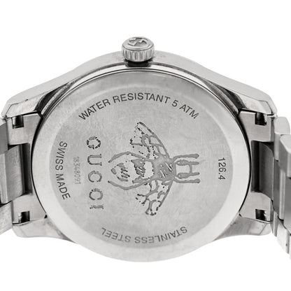 Gucci Stainless Steel 38mm G-Timeless Charm Quartz Watch Black 4 of 4