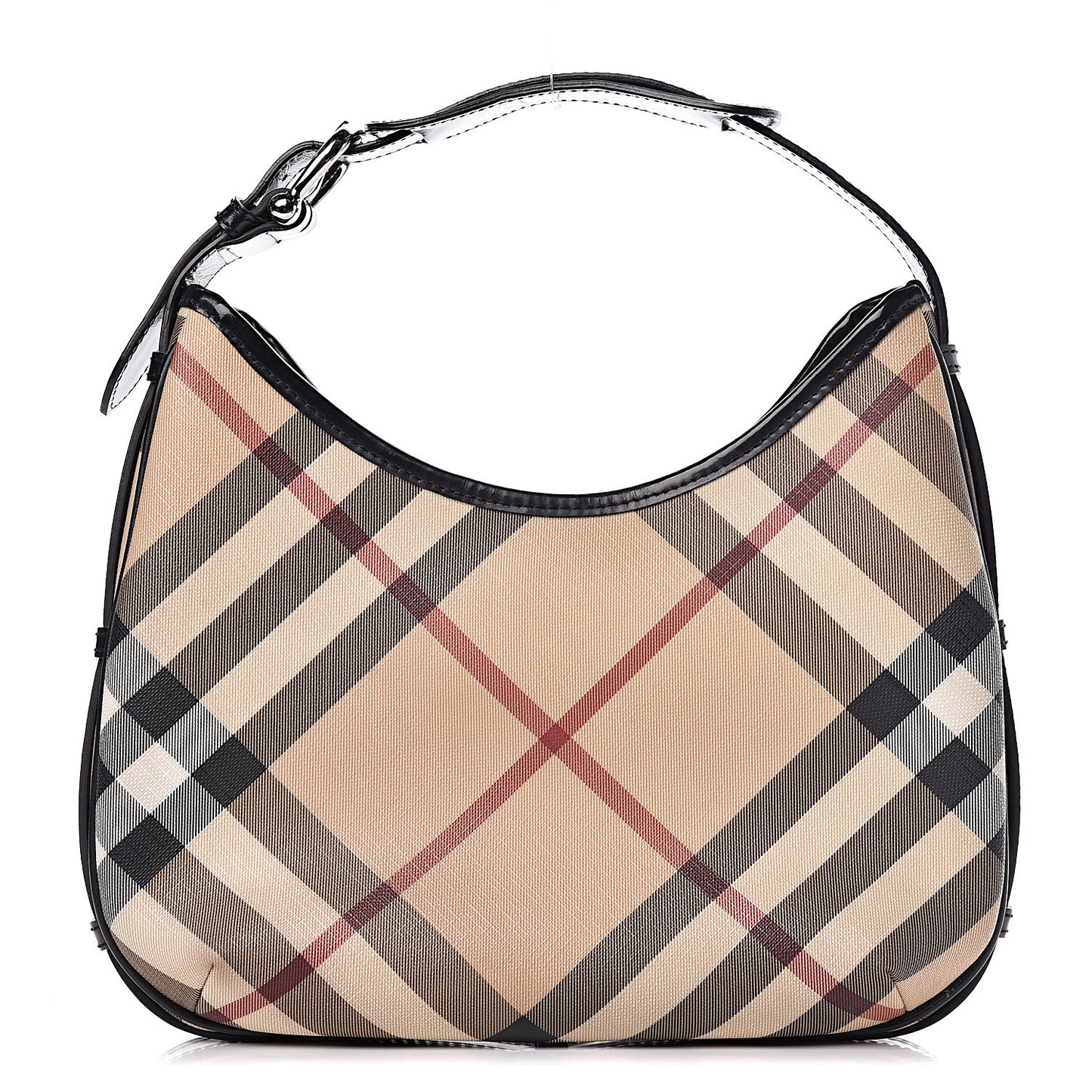 Nova Check Shoulder Bag Black