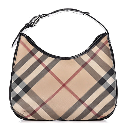 Burberry Nova Check Shoulder Bag Black 1 of 10