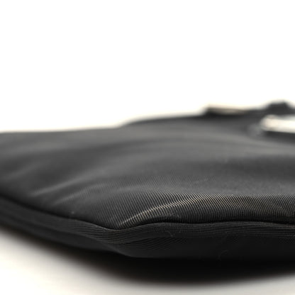 Prada Tessuto Nylon Saffiano Wristlet Black 8 of 9