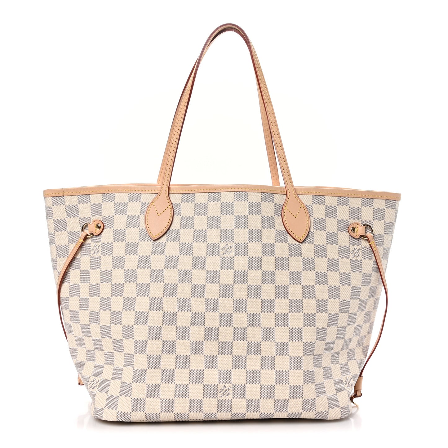 Damier Azur Neo Neverfull MM Rose Ballerine
