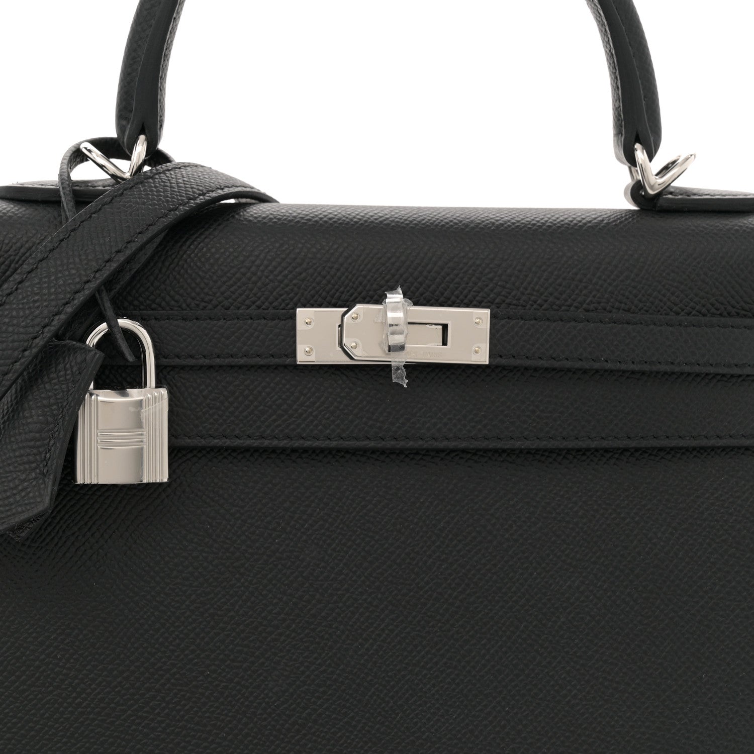 Hermes Epsom Kelly Sellier 25 Black 8 of 12