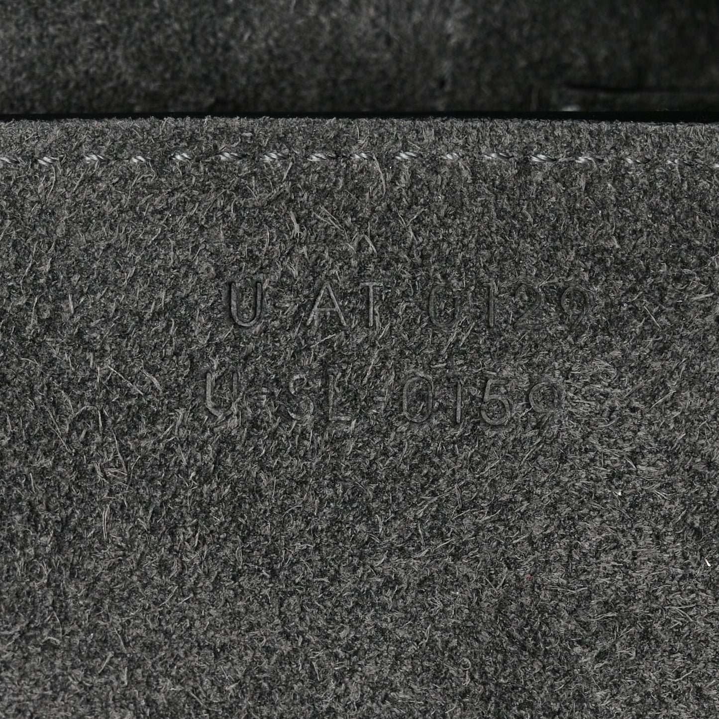 Grained Calfskin Mini Belt Bag Grey