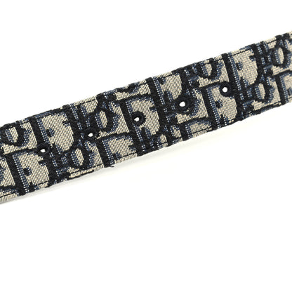 Christian Dior Oblique 35mm Belt 85 Blue Multi 3 of 6