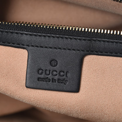 Gucci Suede Patent GG Web Medium Ophidia Top Handle Chain Nocciola Black 6 of 7