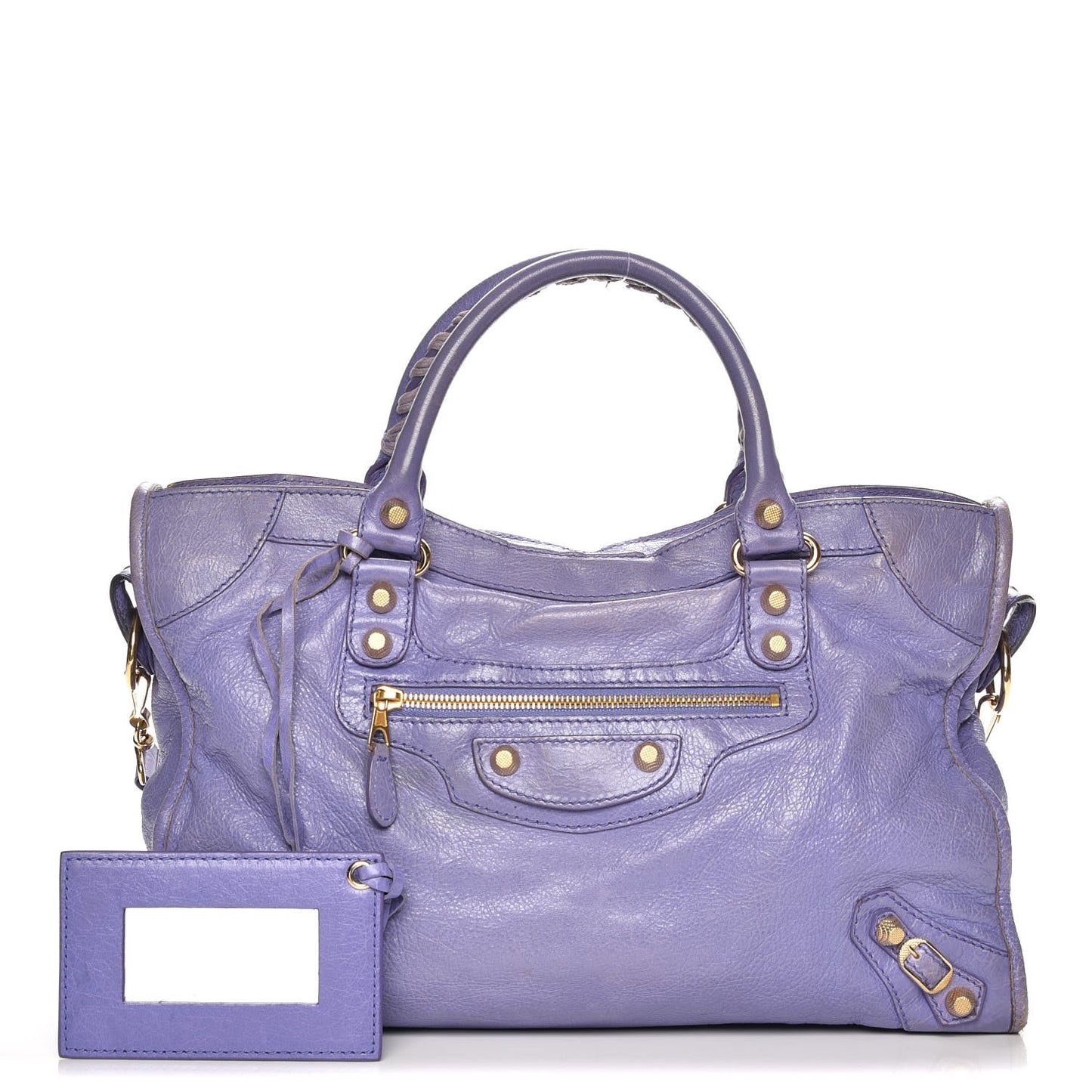 Agneau Giant 12 Gold Hardware City Mauve Light Mauve