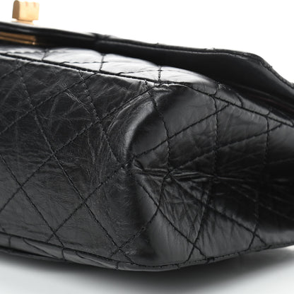 Chanel Aged Calfskin Quilted 2.55 Reissue 225 Flap Black 16 of 19