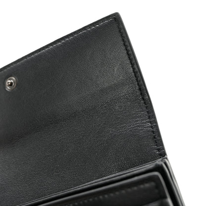 Bottega Veneta Nappa Intrecciato Continental Compact Flap Wallet Black 10 of 13