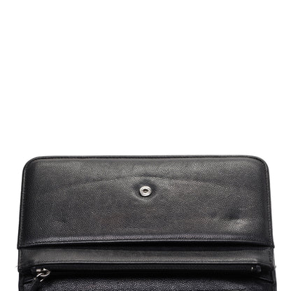 Chanel Caviar Sevruga Wallet On Chain WOC Black 14 of 19