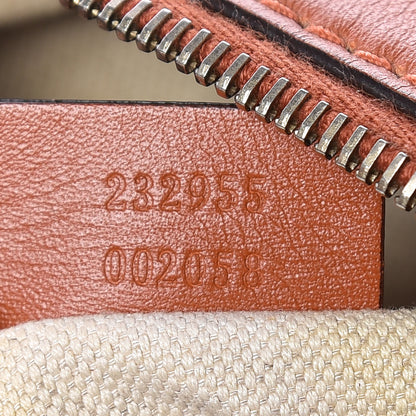 Gucci Monogram Medium Sukey Hobo Orange 7 of 9