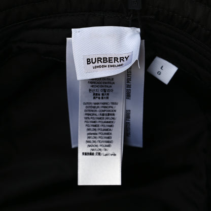 Burberry Nylon Horseferry Print Bucket Hat L Black 7 of 9