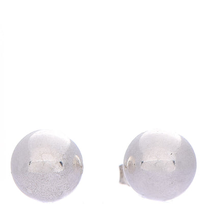 Tiffany Sterling Silver 10mm HardWear Ball Earrings 1 of 8