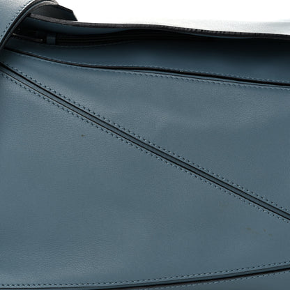 Loewe Calfskin Small Puzzle Bag Stone Blue 7 of 10