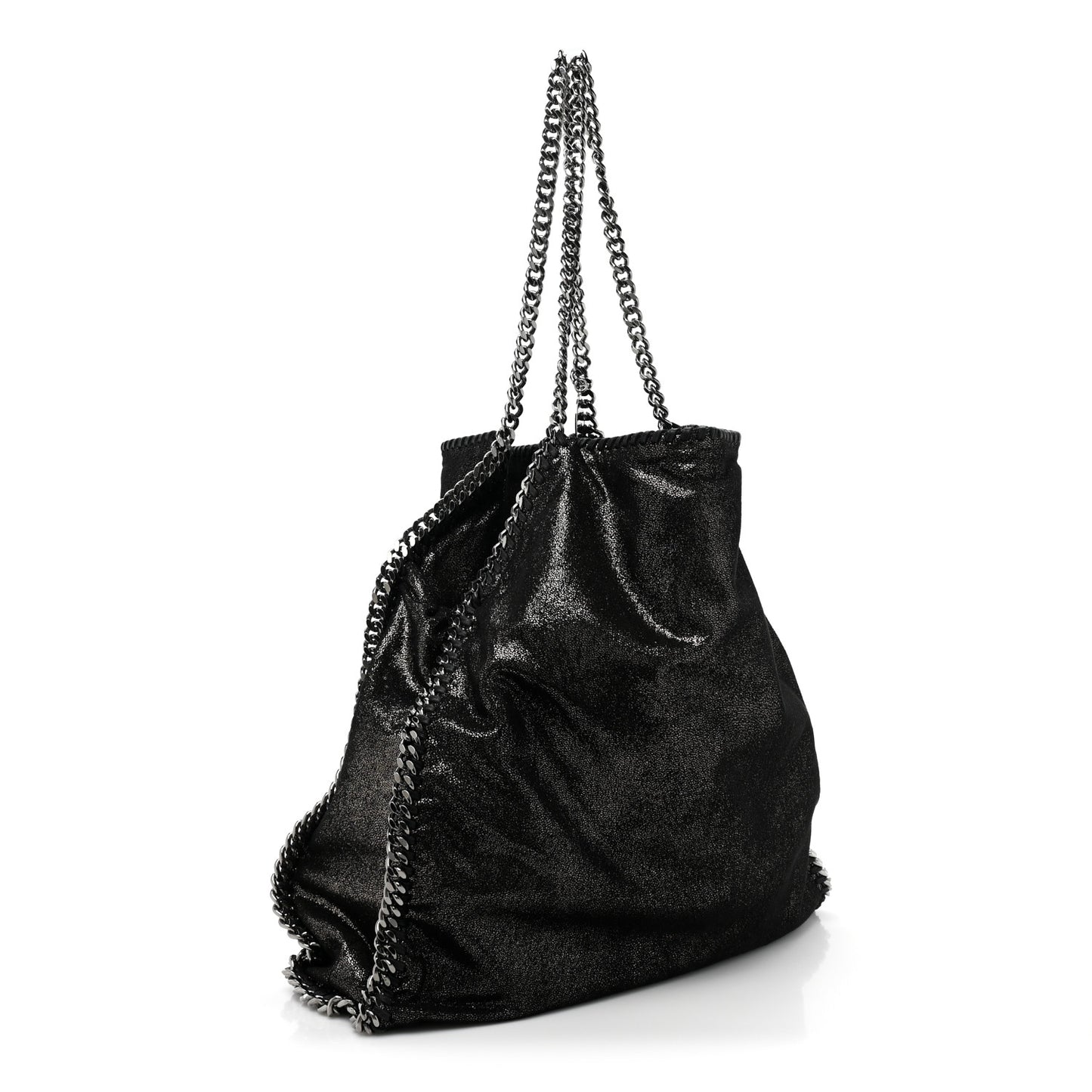 Shaggy Deer Big Falabella Tote Ruthenium