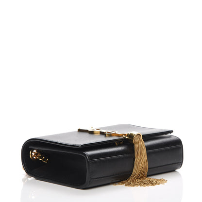 Saint Laurent Calfskin Small Classic Monogram Kate Tassel Satchel Black 4 of 8