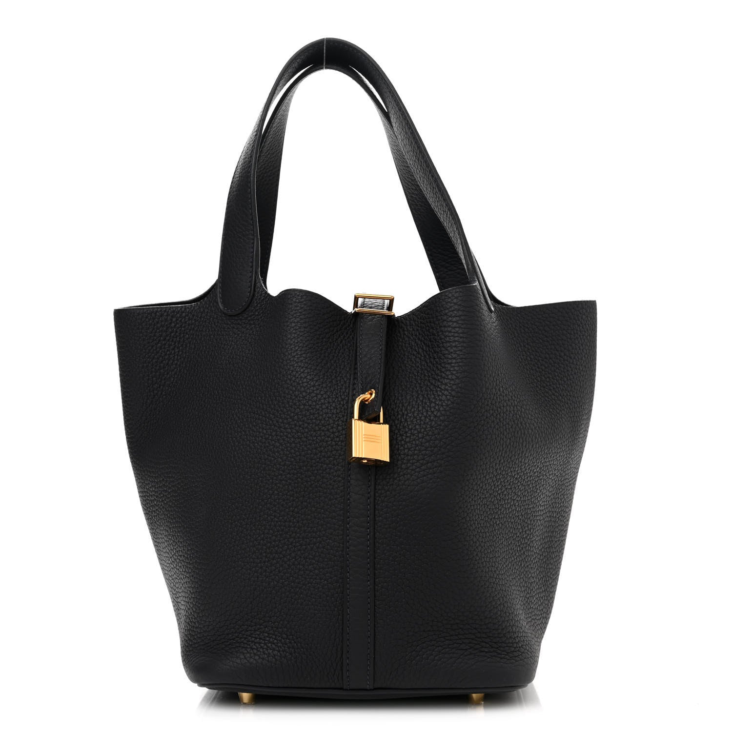 Hermes Taurillon Clemence Picotin Lock 22 MM Bleu Nuit 1 of 11