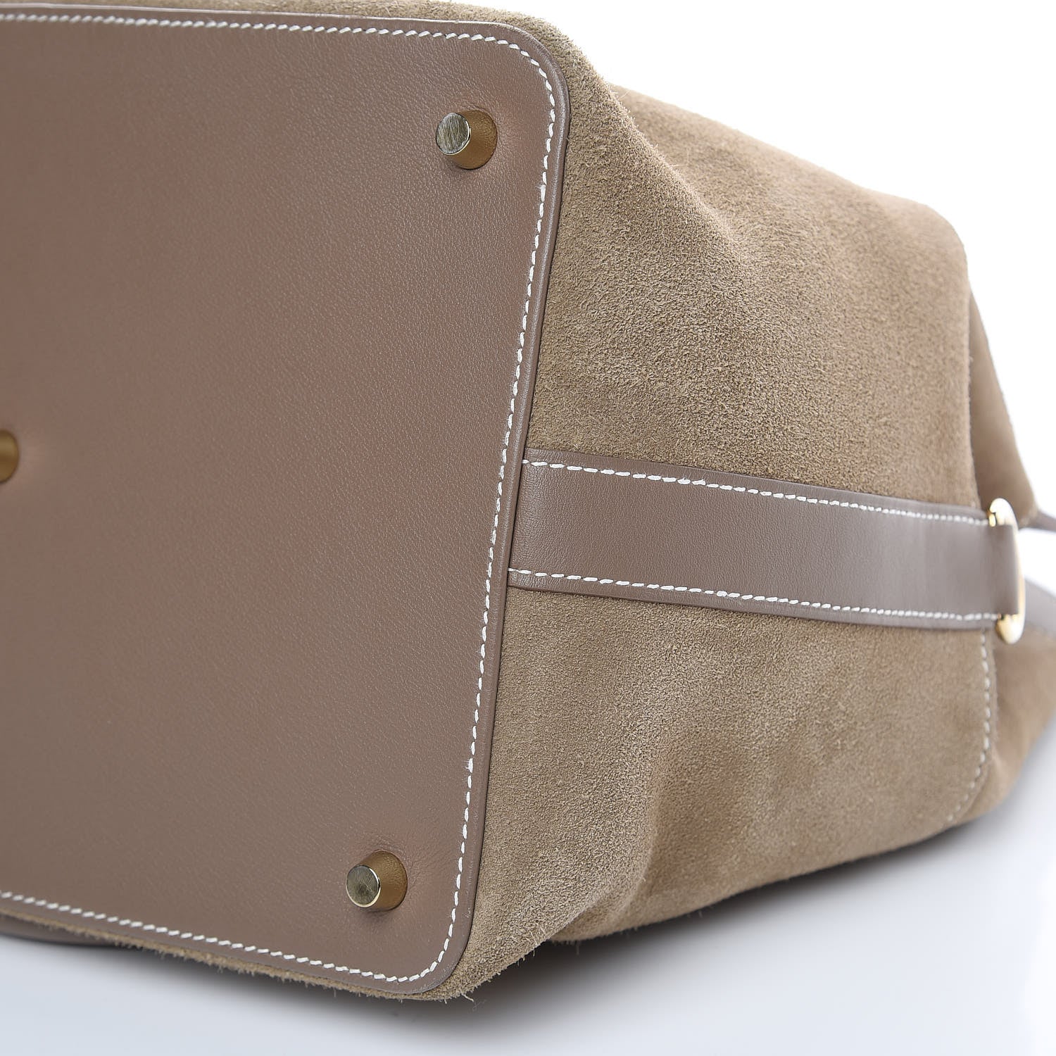 Hermes Veau Grizzly Swift Toolbox 26 Gris Caillou Etoupe 9 of 12