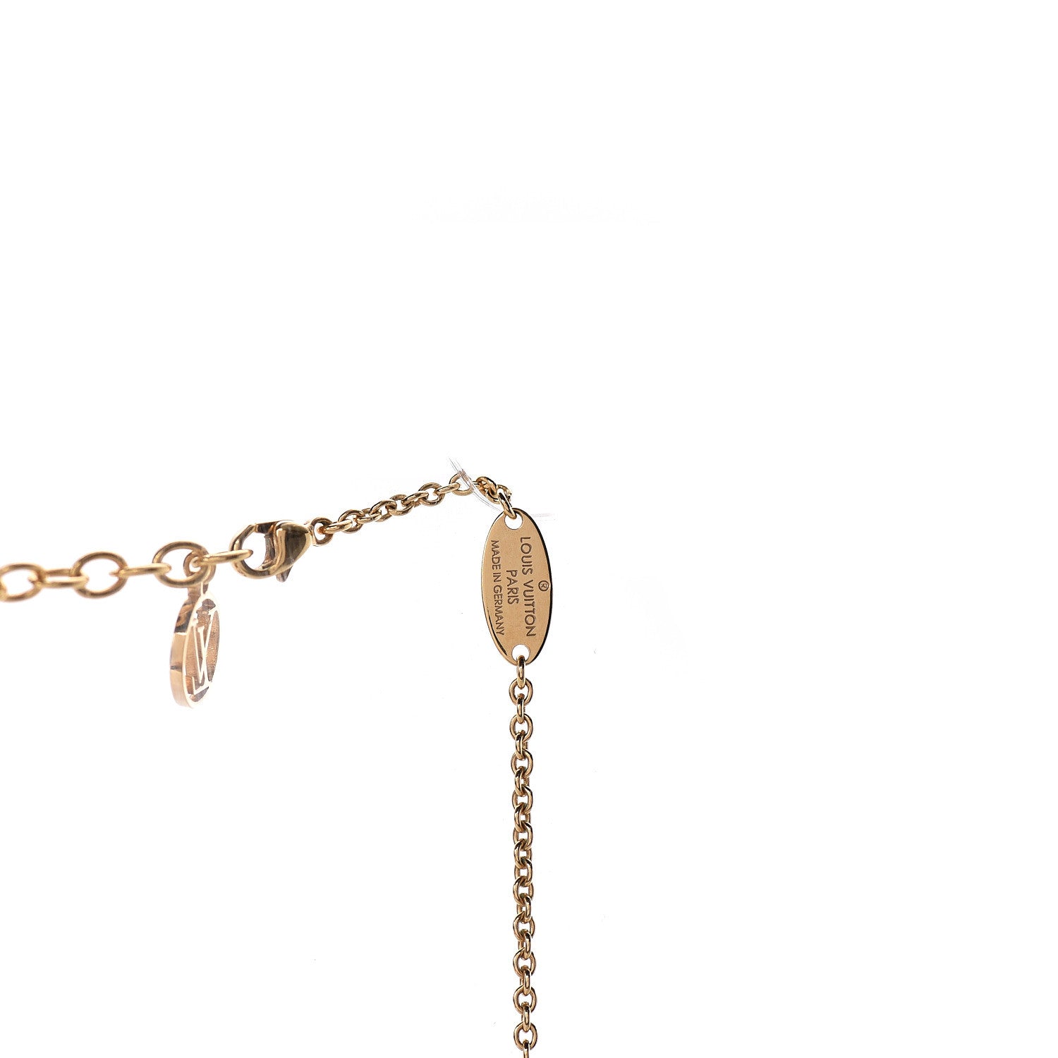 Louis Vuitton Flower Full Necklace Gold 4 of 6