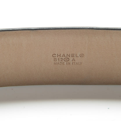 Chanel Patent CC Belt 80 32 Black 4 of 8