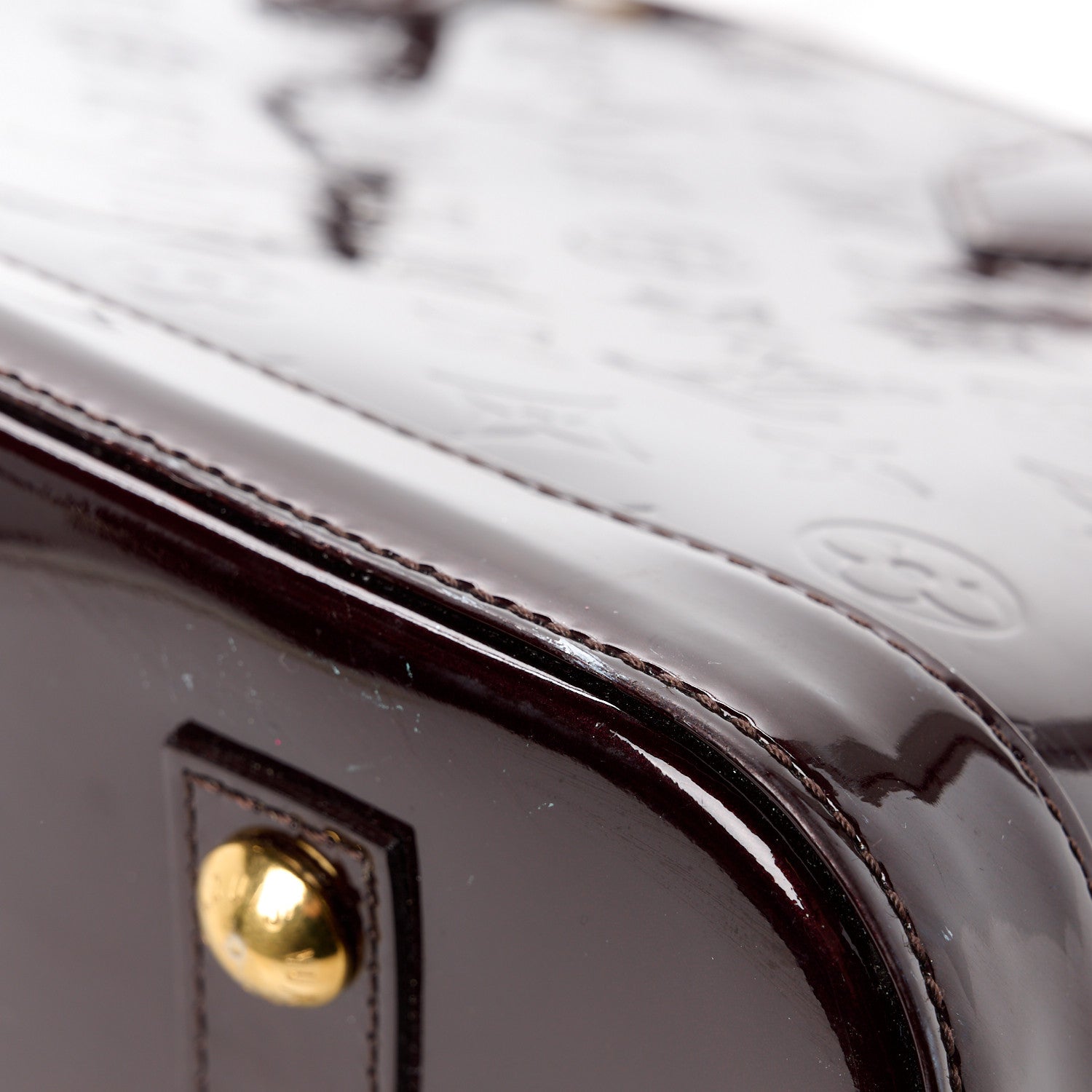 Louis Vuitton Vernis Alma PM Amarante 13 of 14