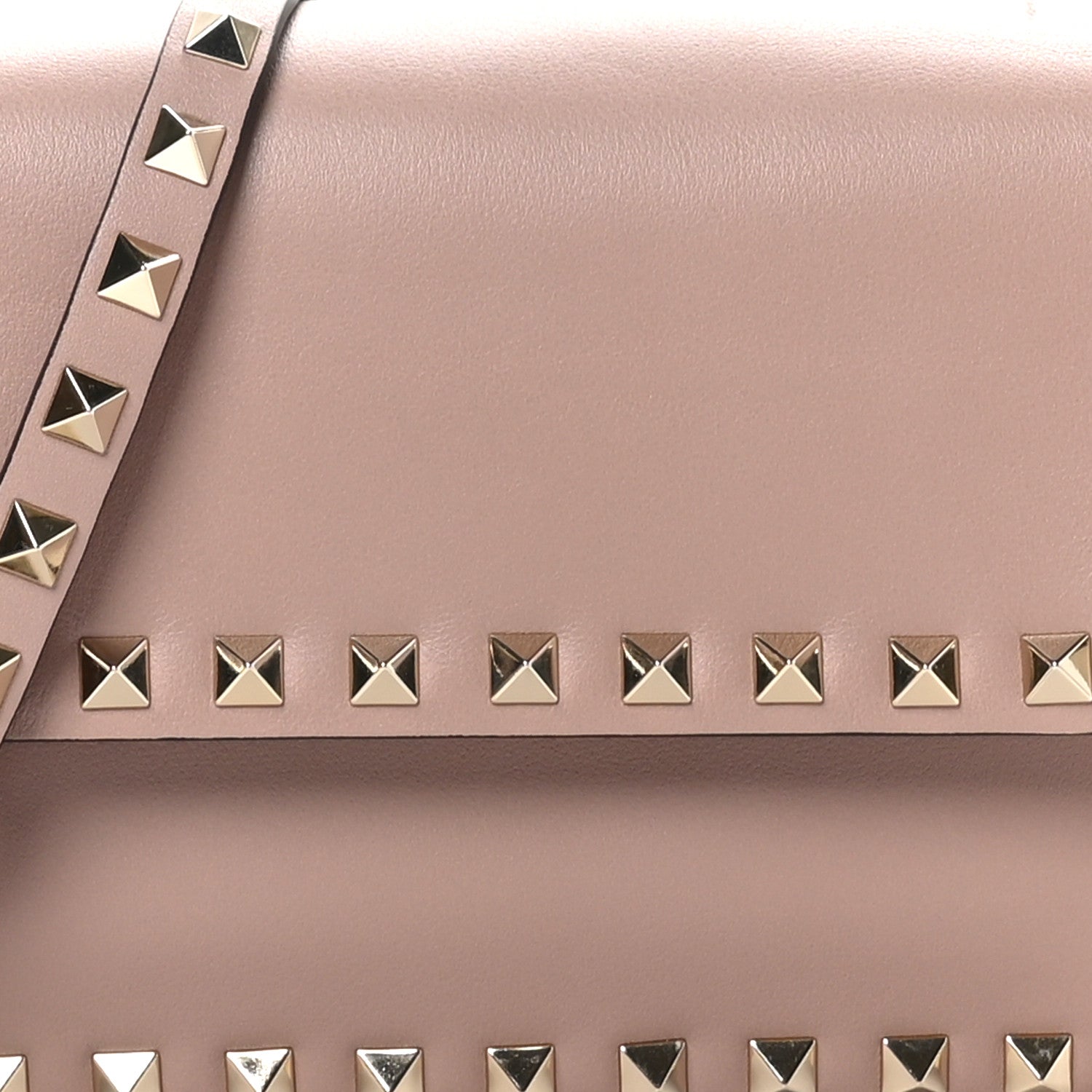 Valentino Garavani Vitello Rockstud Flap Crossbody Bag Water Rose 7 of 9