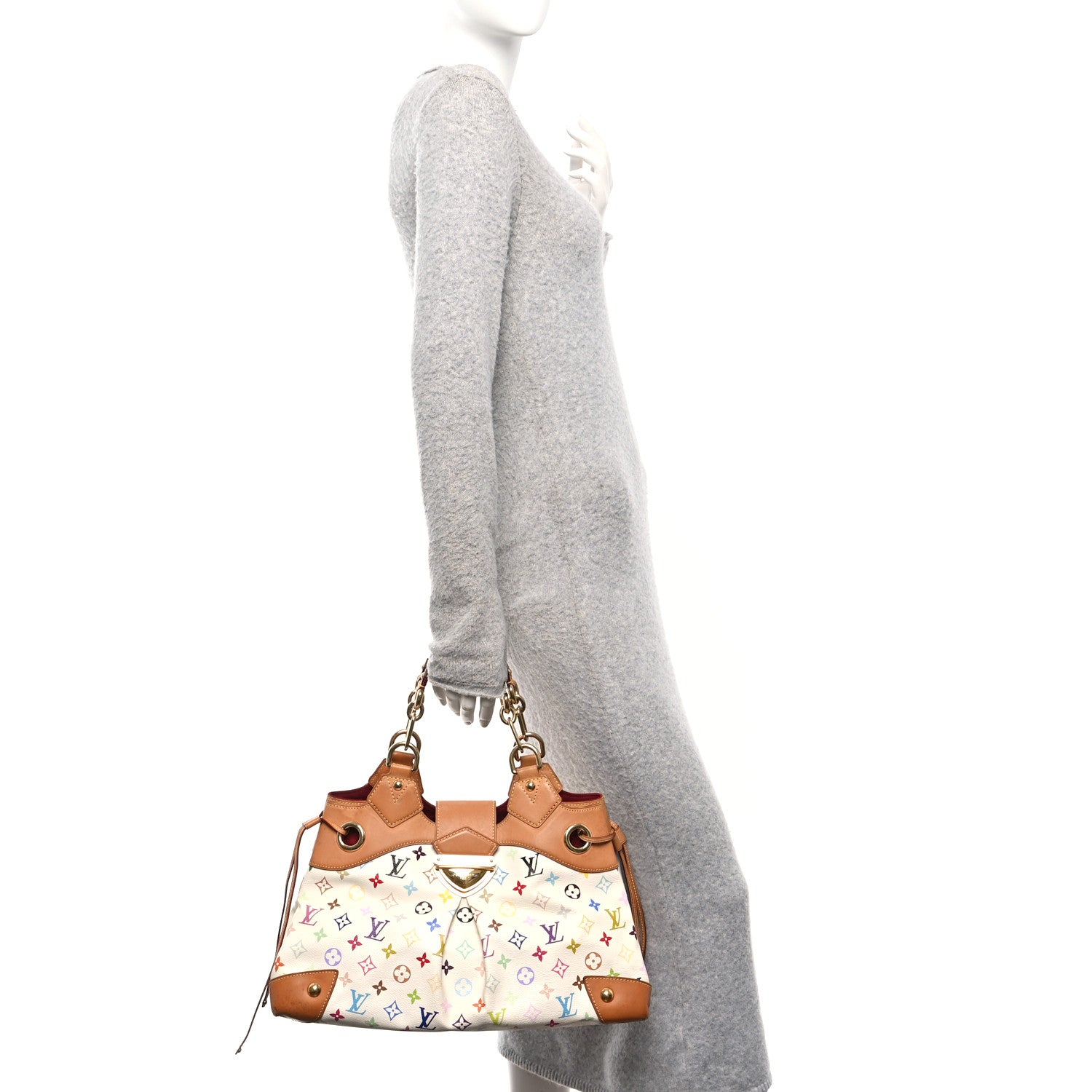 Louis Vuitton Monogram Multicolor Ursula White 2 of 9