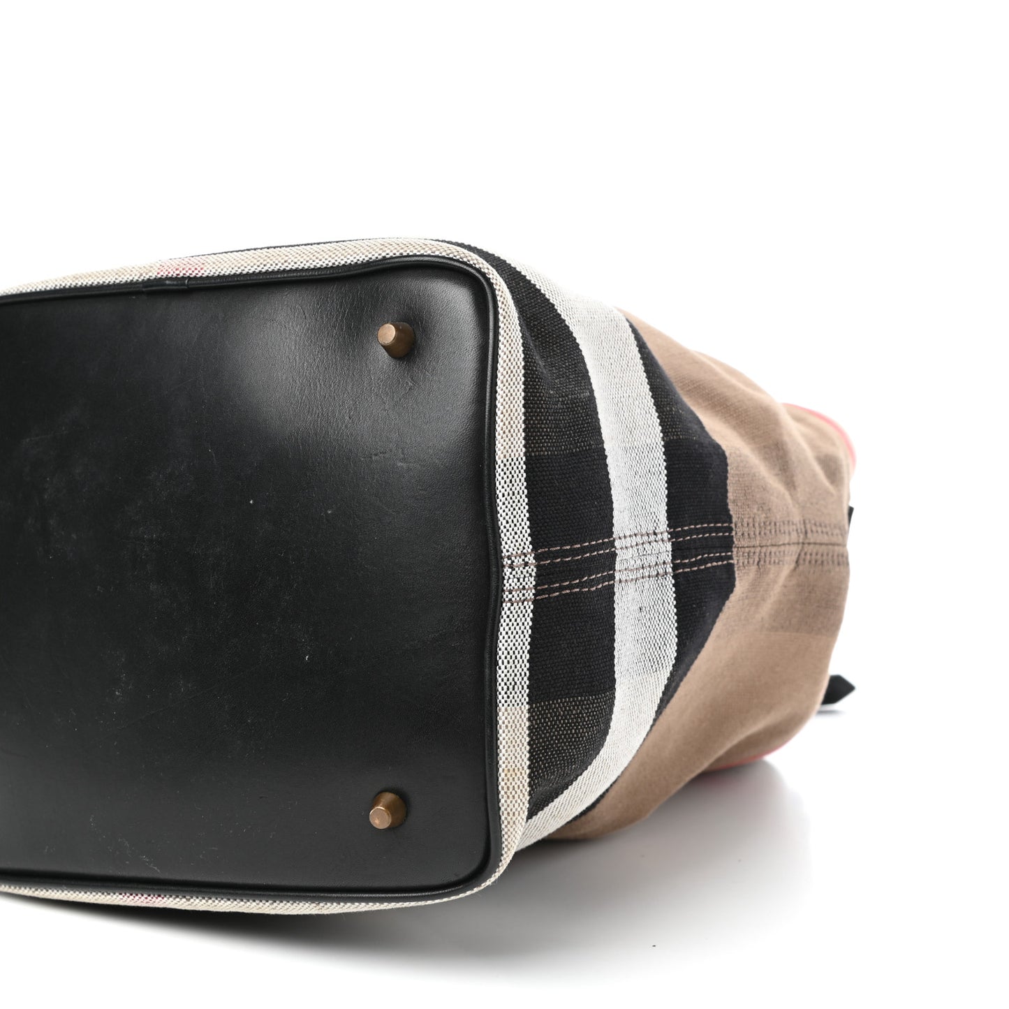 Canvas Mega Check Medium Ashby Hobo Black