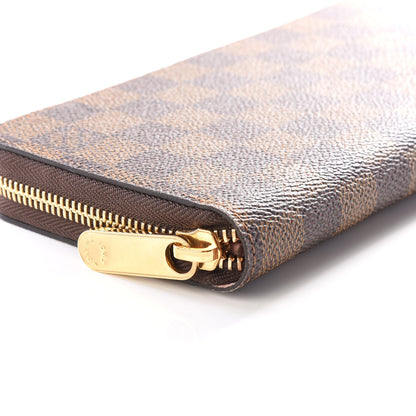 Louis Vuitton Damier Ebene Zippy Wallet Rose Ballerine 5 of 11