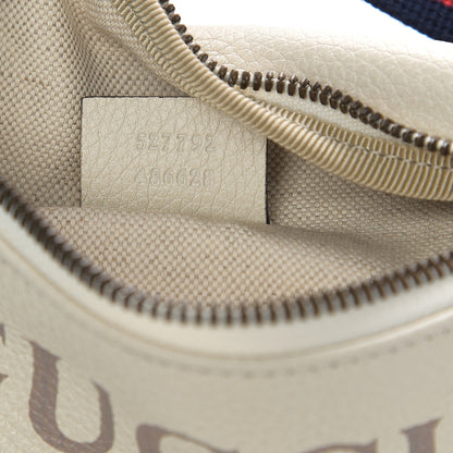 Gucci Grained Calfskin Small Logo Belt Bag White 6 of 9