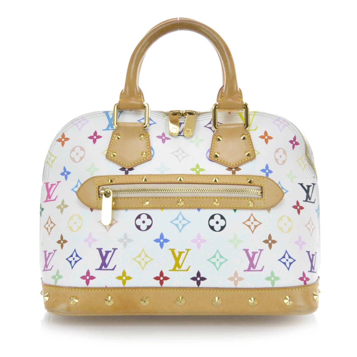 Louis Vuitton Monogram Multicolor Alma White 1 of 9