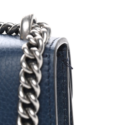 Gucci Dollar Calfskin Crystal Mini Dionysus Shoulder Bag Blue Agata Montana Sapphire 8 of 10