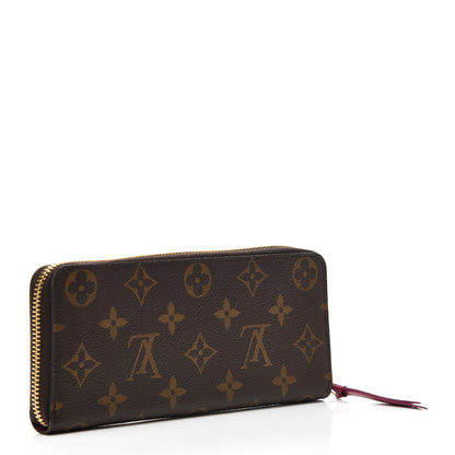Louis Vuitton Monogram Clemence Wallet Fuchsia 3 of 6