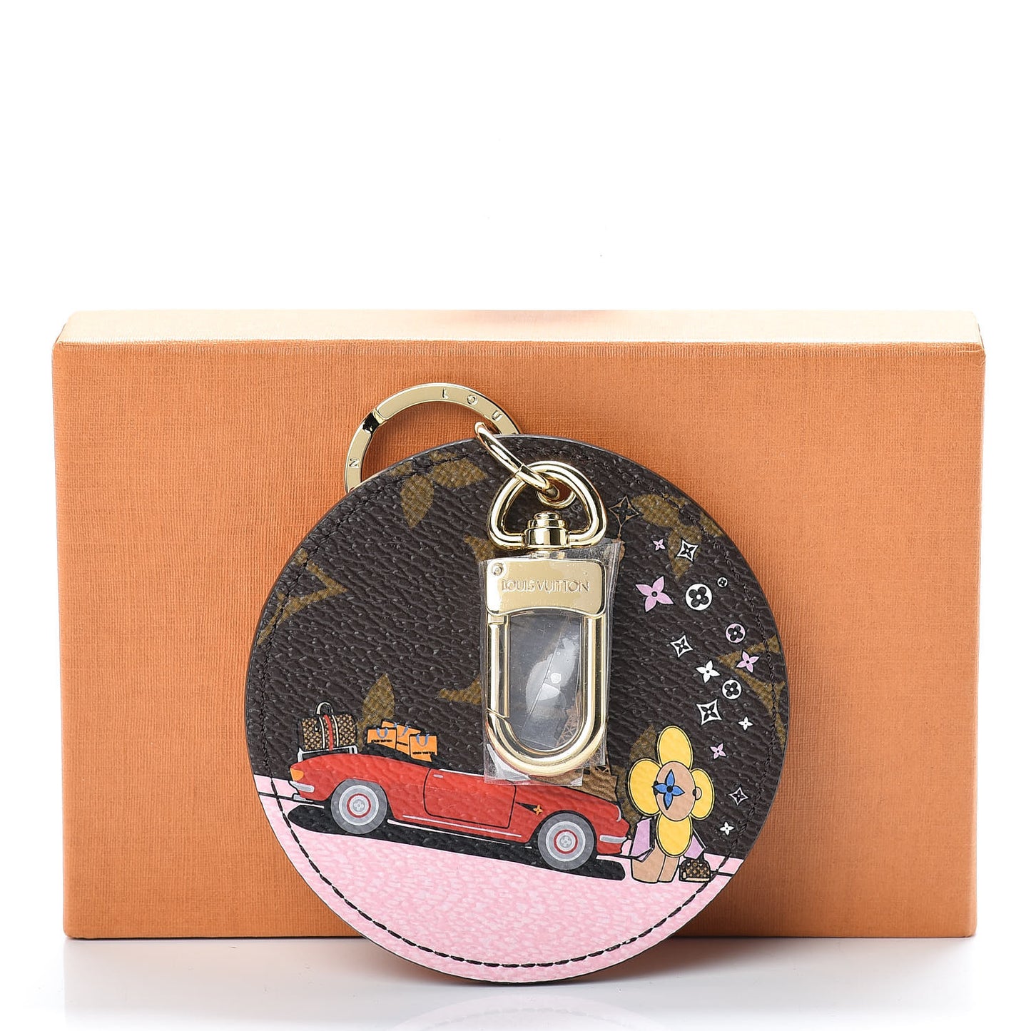 Monogram 2019 Christmas Animation Paris Bag Charm Key Ring
