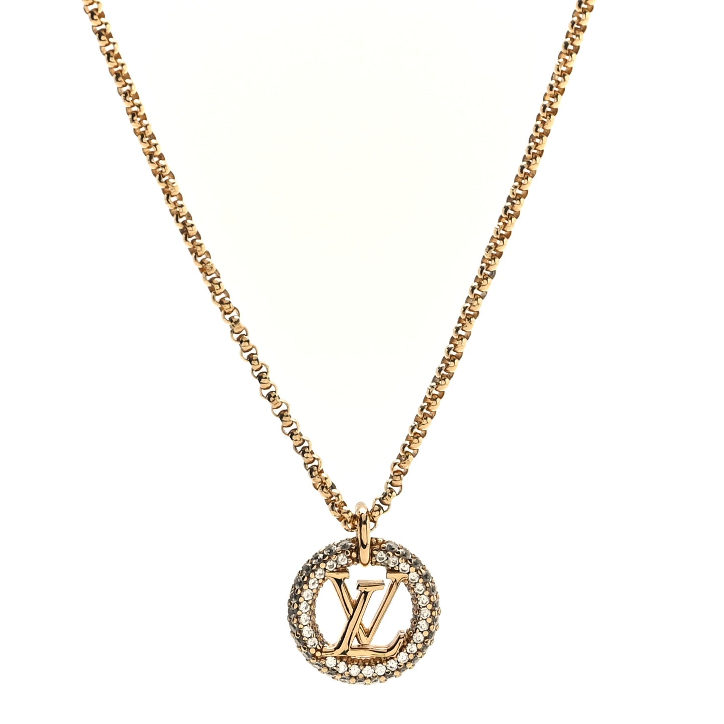 Metal Crystal Louise By Night Necklace