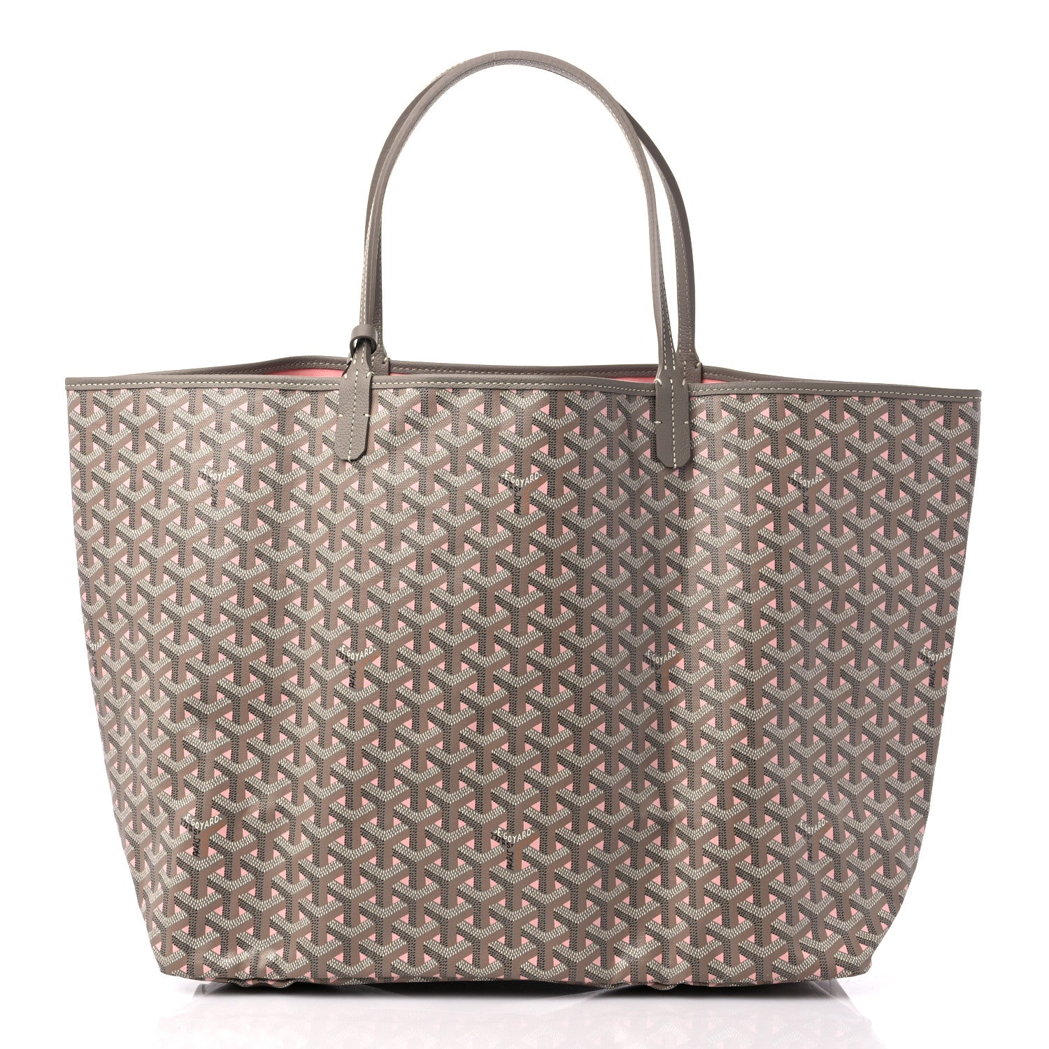 Goyard Goyardine Saint Louis Claire Voie GM Grege Powder Pink 3 of 10