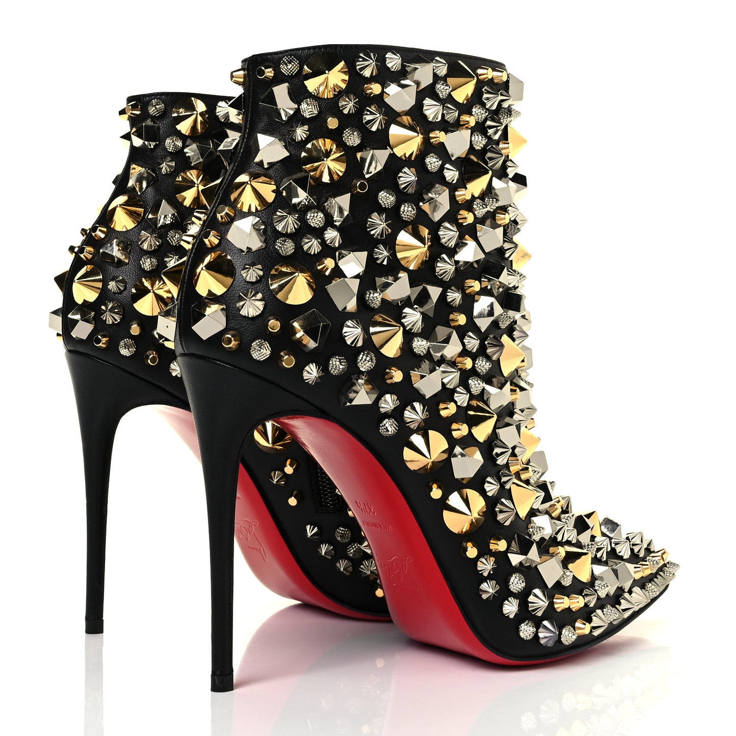 Calfskin So Full Kate 100 Ankle Boots 37.5 Black Multicolor