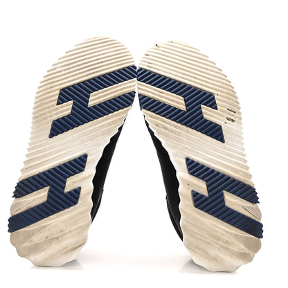 Hermes Air Mesh Suede Goatskin Bouncing Sneakers 39 Bleu Ocean 6 of 13