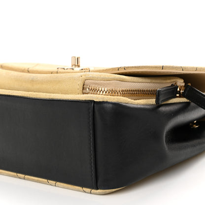 Chanel Suede Calfskin Small Business Affinity Flap Beige 10 of 12