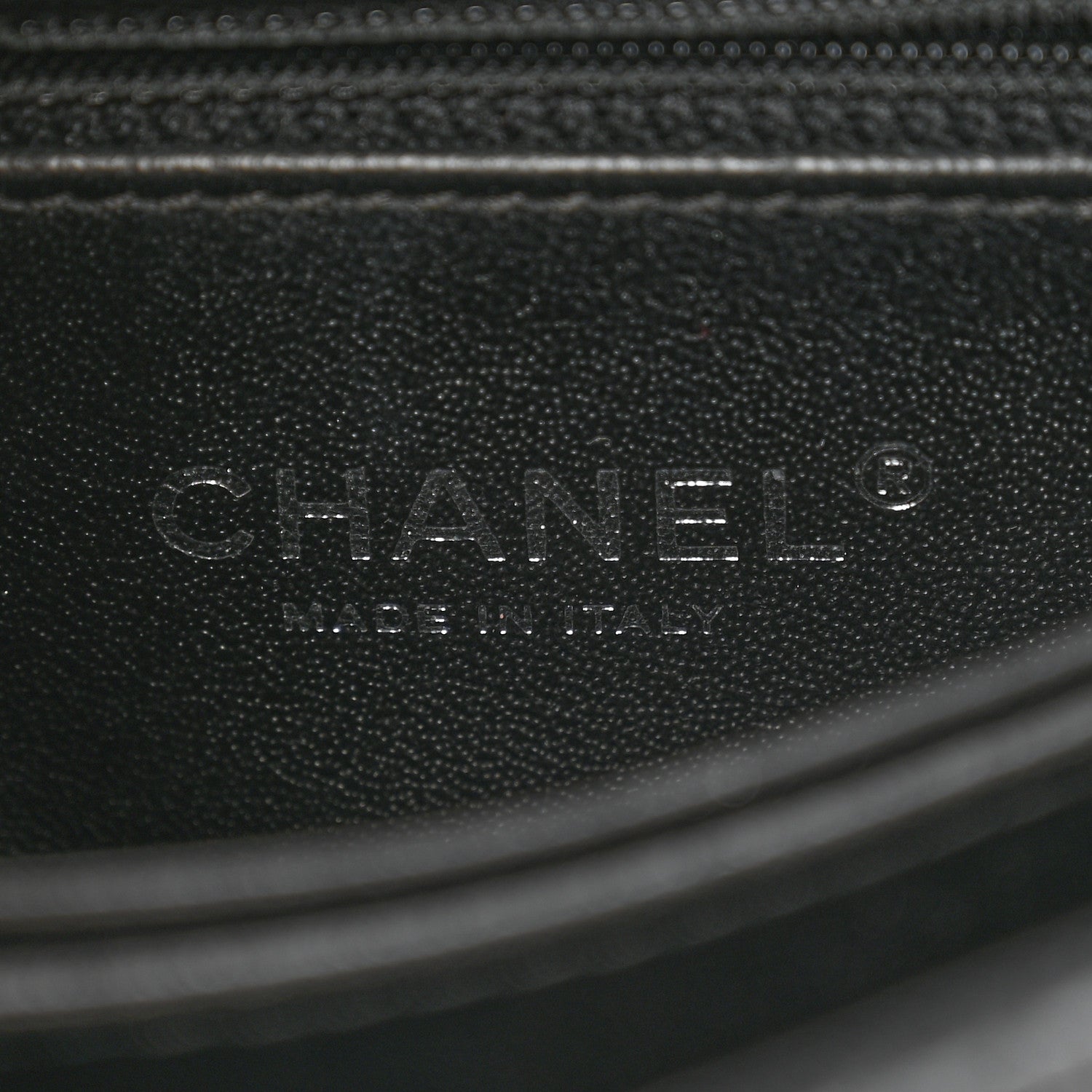 Chanel Caviar Lizard Embossed Quilted Mini Coco Handle Flap Black 6 of 15