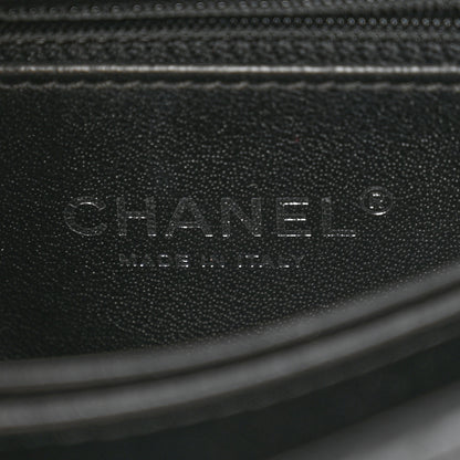 Chanel Caviar Lizard Embossed Quilted Mini Coco Handle Flap Black 6 of 15