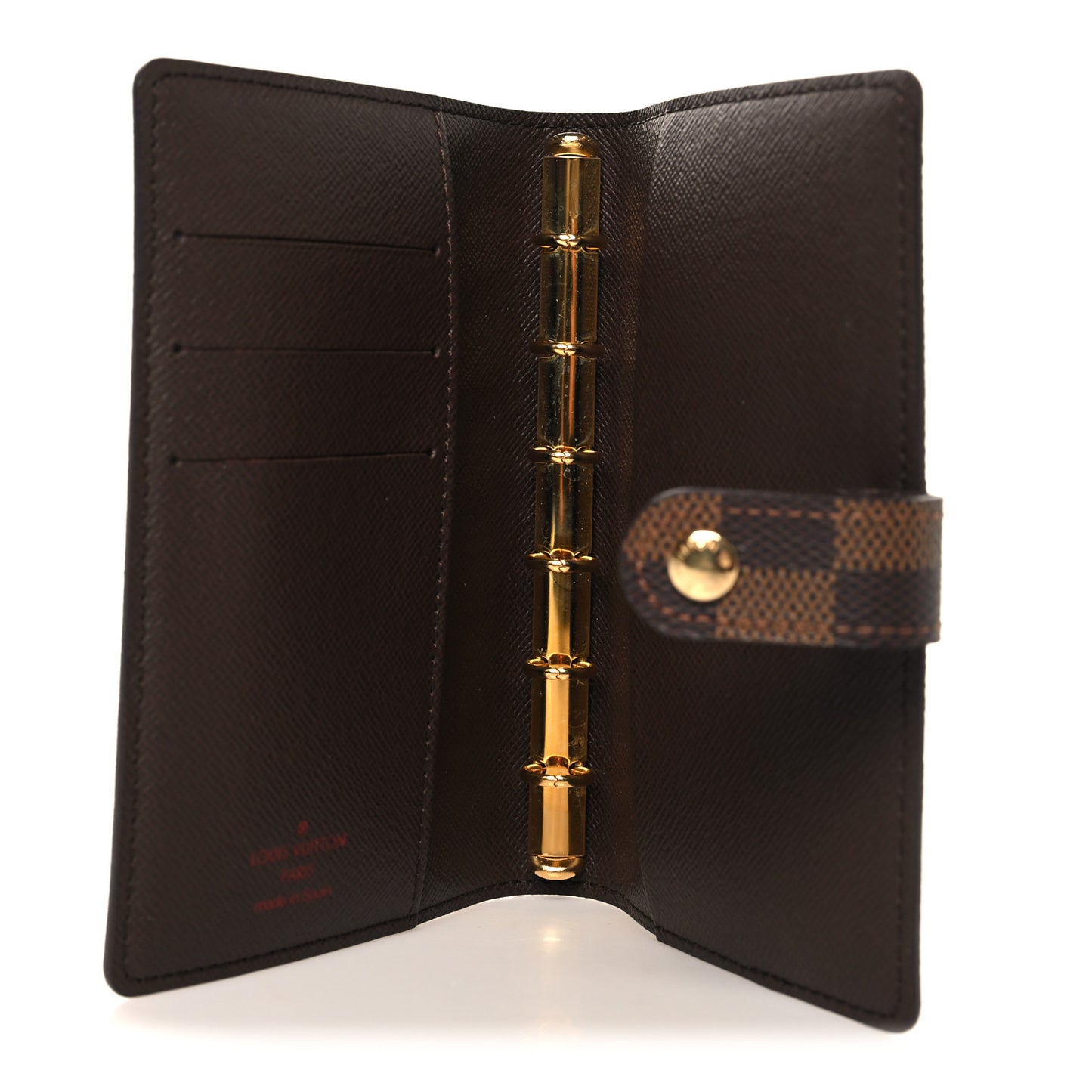 Damier Ebene Small Ring Agenda Cover