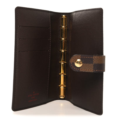 Louis Vuitton Damier Ebene Small Ring Agenda Cover 5 of 6