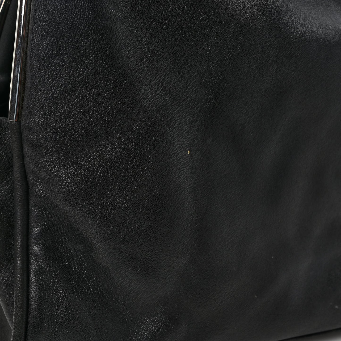 Lambskin Large Ultimate Soft Tote Black
